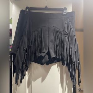 Nasty Gal Fringe Shorts